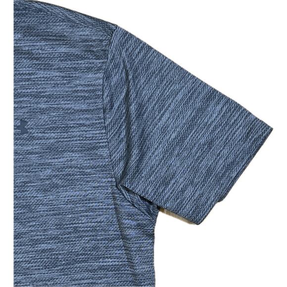 Under Amour The Performance Polo Multishade Gray Pattern Chest Logo Mens Large - Picture 3 of 7